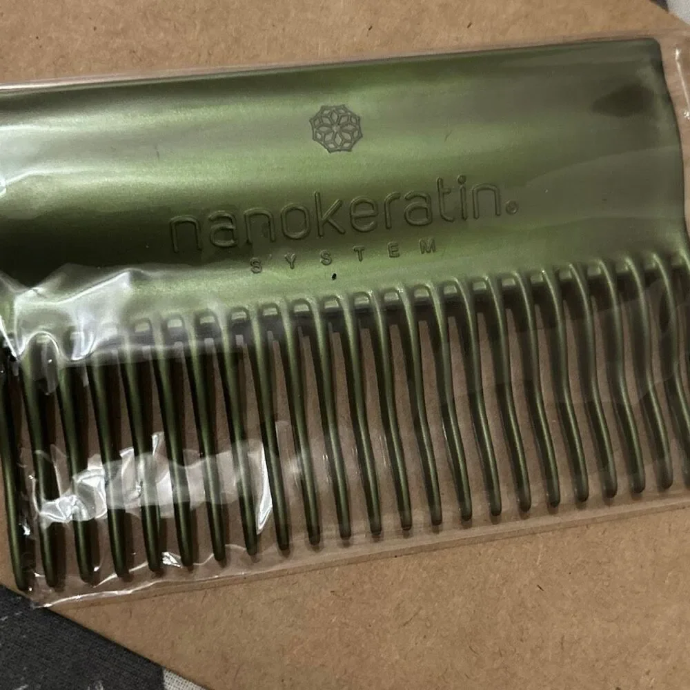 Alan Howard Nanokeratin Treatment System Comb Green New Sealed